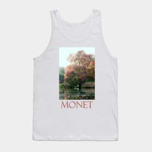 Tree by the Water by Claude Monet Tank Top